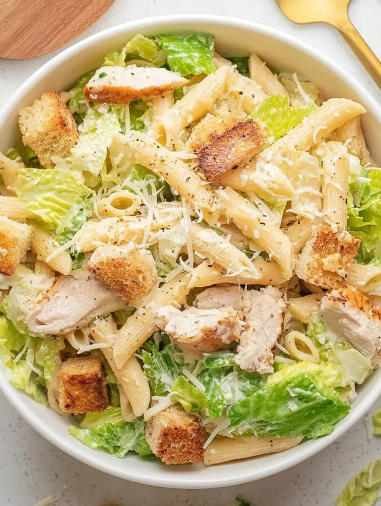 Chicken Caesar Pasta Salad