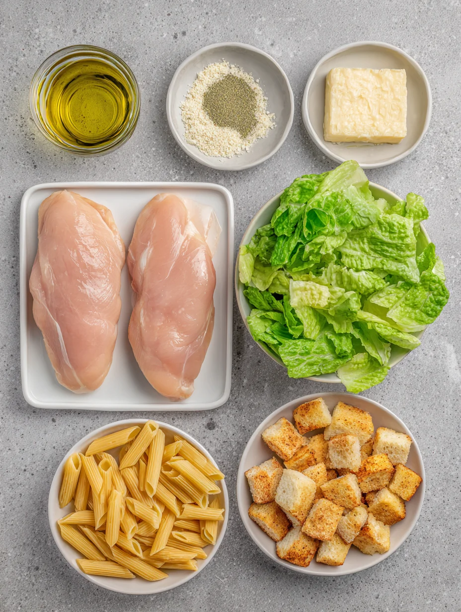 Chicken Caesar Pasta Salad