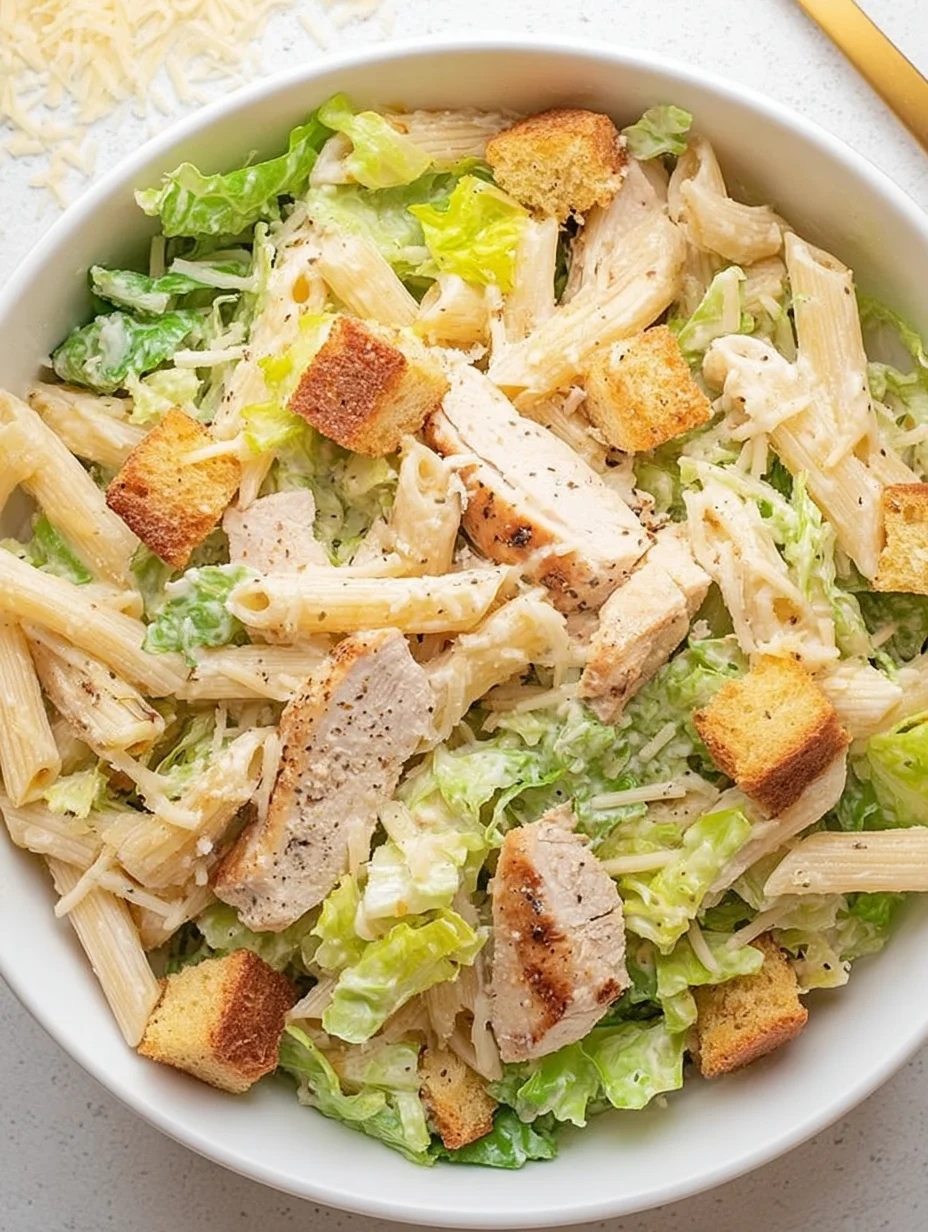 Chicken Caesar Pasta Salad
