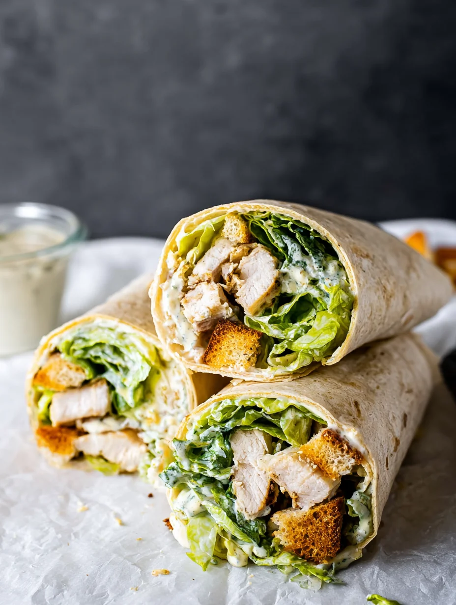 Chicken Caesar Wraps