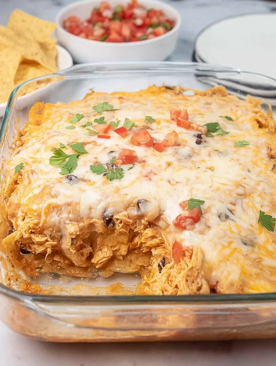 Chicken Taco Casserole