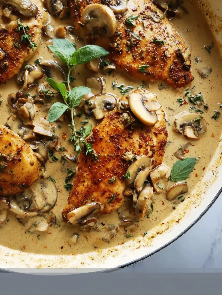 Creamy Mushroom Chicken