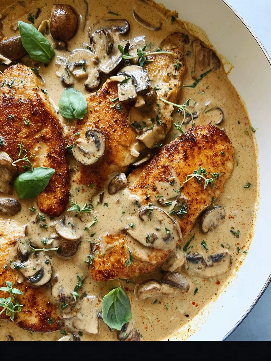 Creamy Mushroom Chicken
