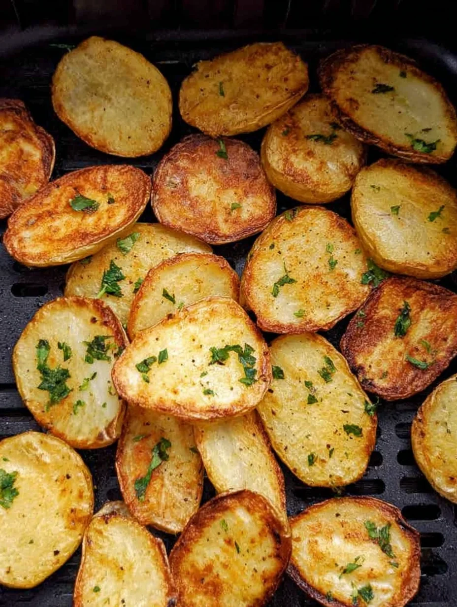 Crispy Air Fryer Sliced Potatoes