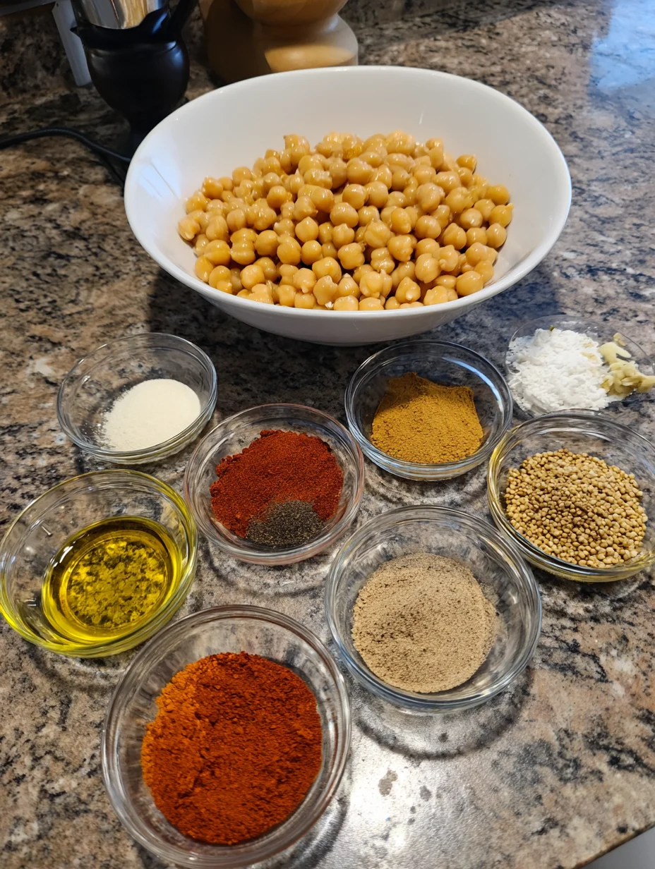 Crispy Oven Roasted Chickpeas