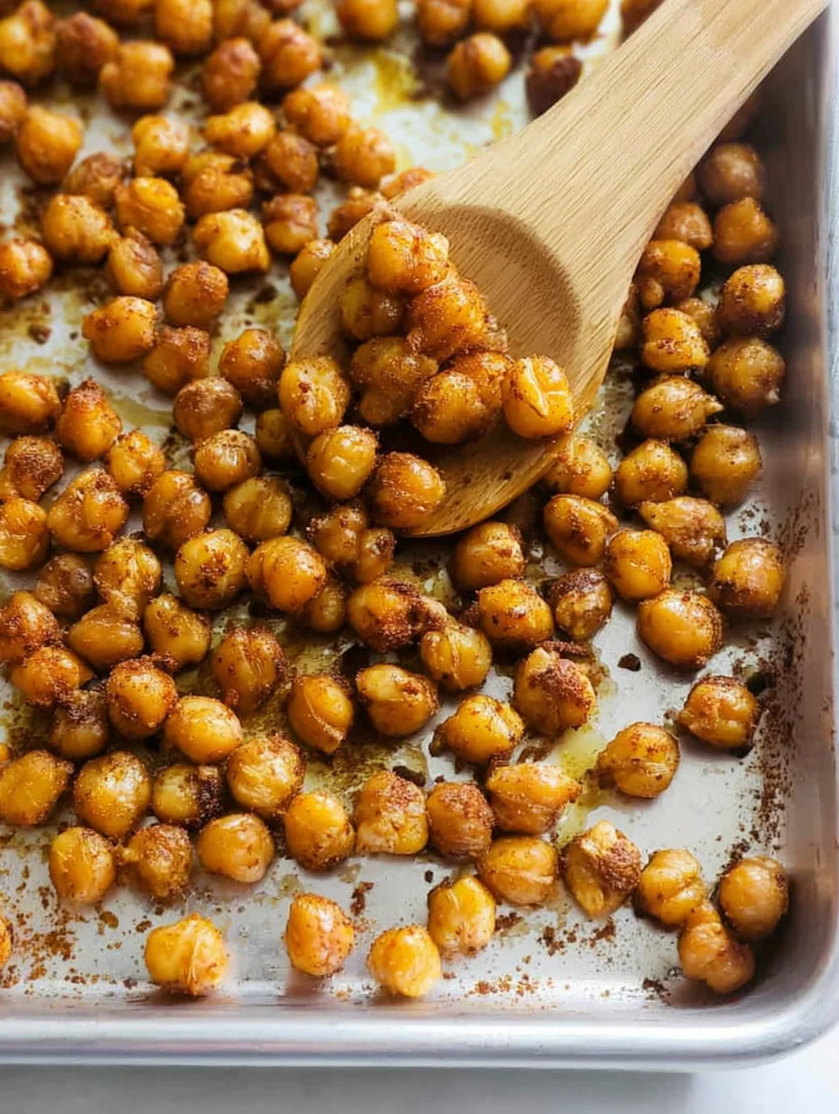 Crispy Oven Roasted Chickpeas