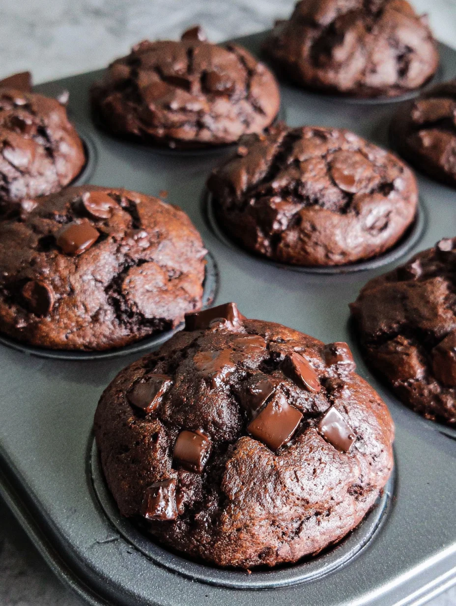 Double Chocolate Chip Muffins