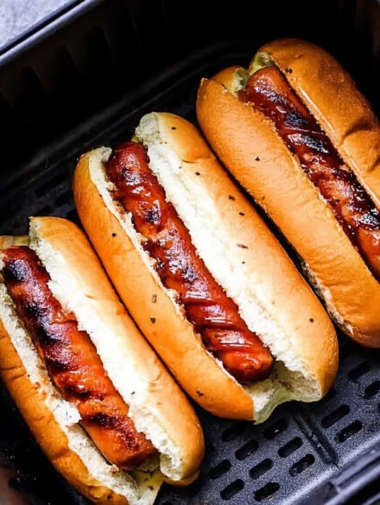 Easy Air Fryer Hot Dogs