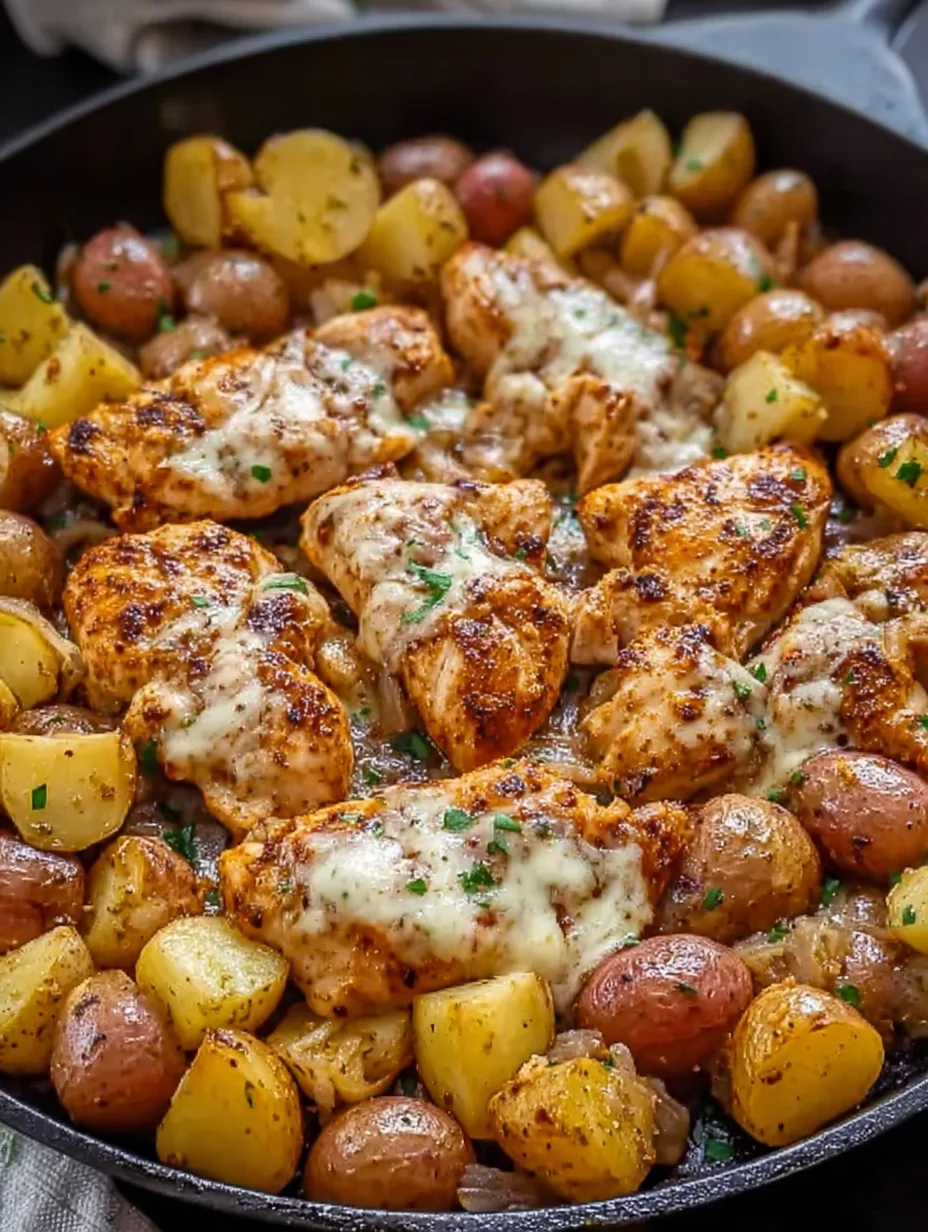 Garlic Parmesan Chicken and Potatoes