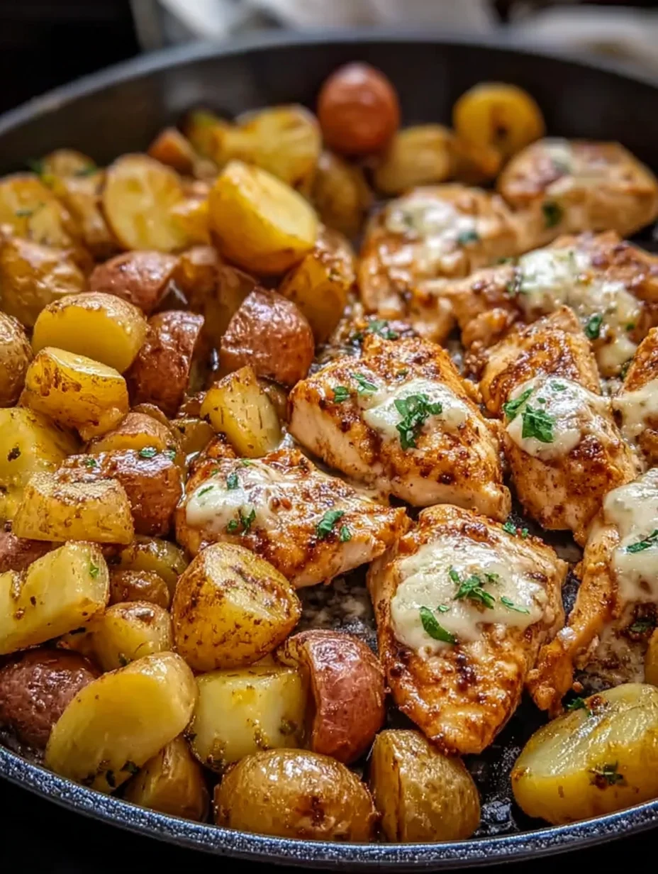 Garlic Parmesan Chicken and Potatoes