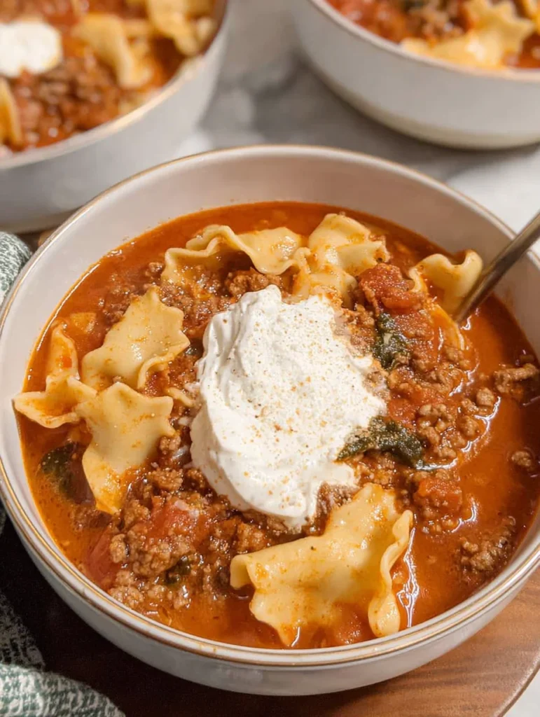 Gluten Free Lasagna Soup