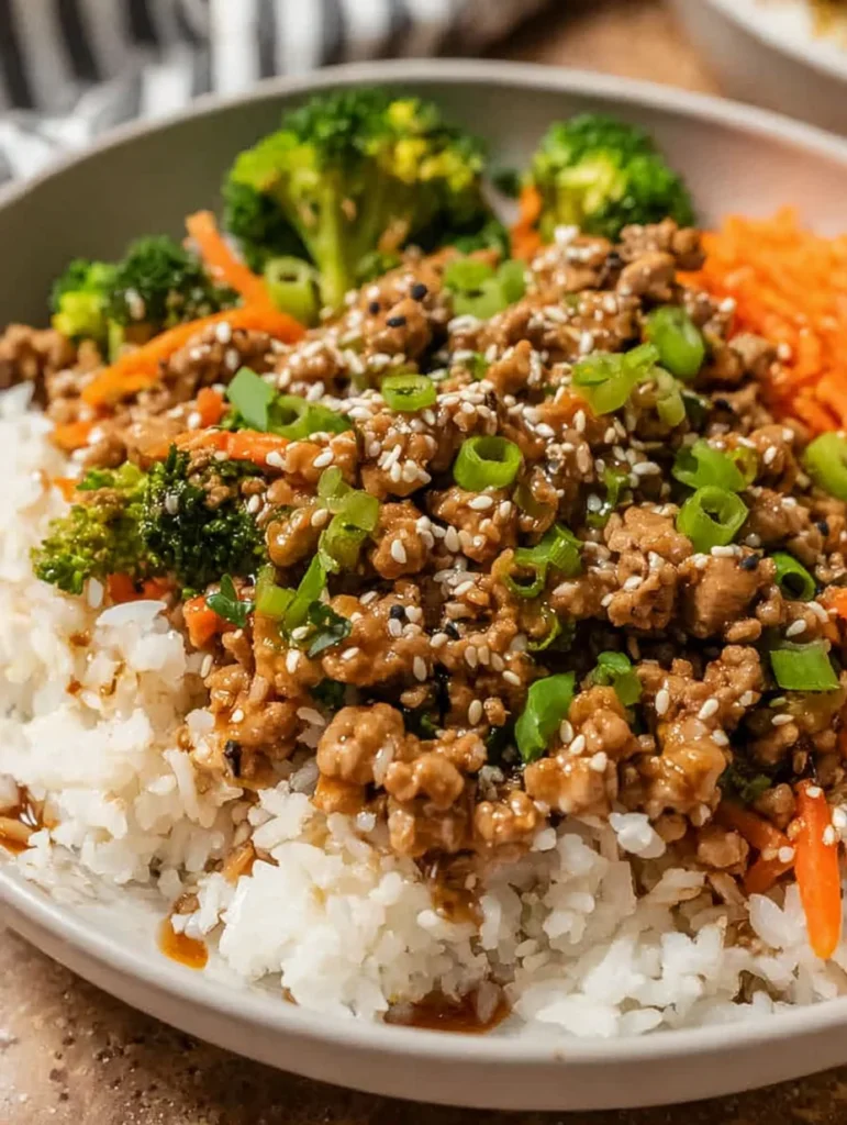 Ground Turkey Teriyaki Stir Fry
