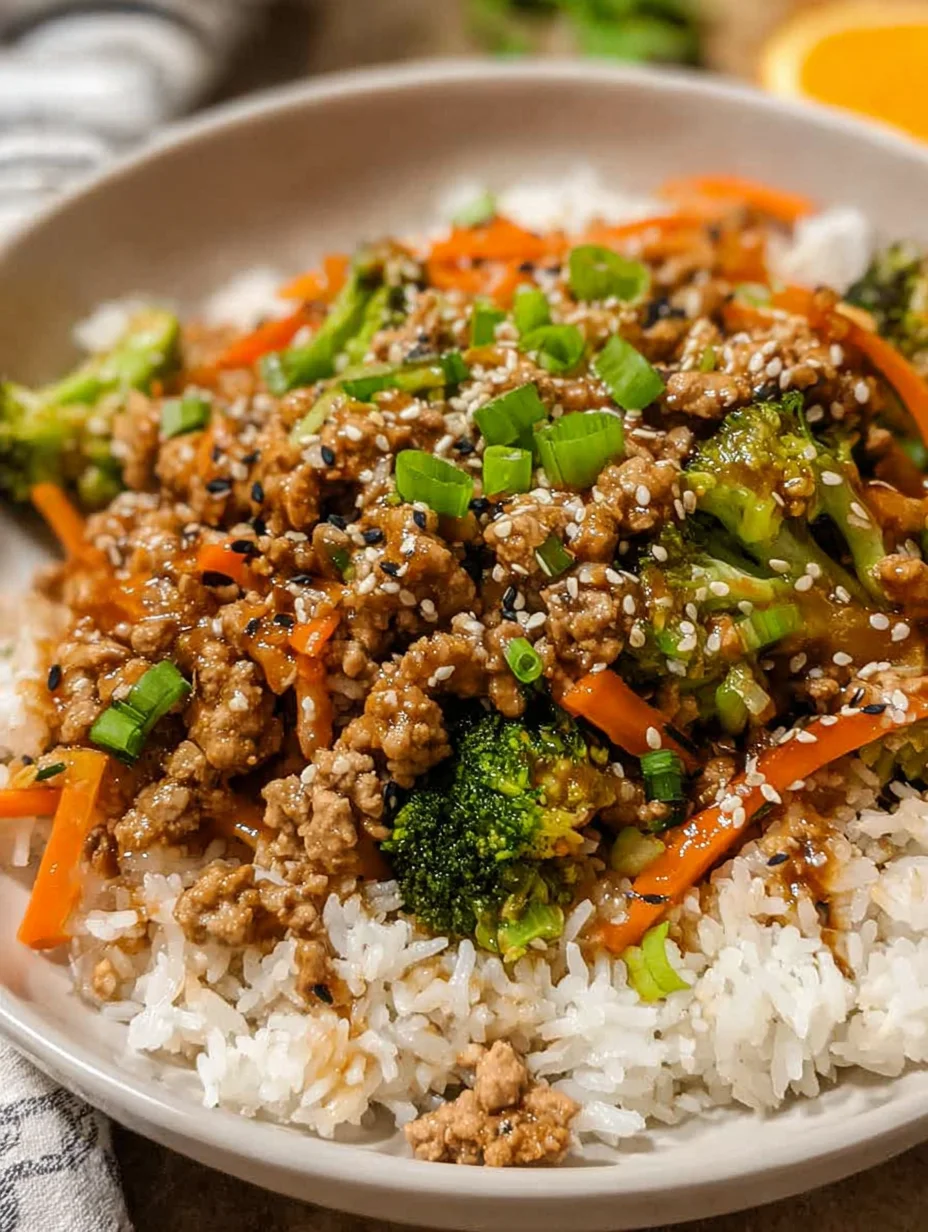 Ground Turkey Teriyaki Stir Fry