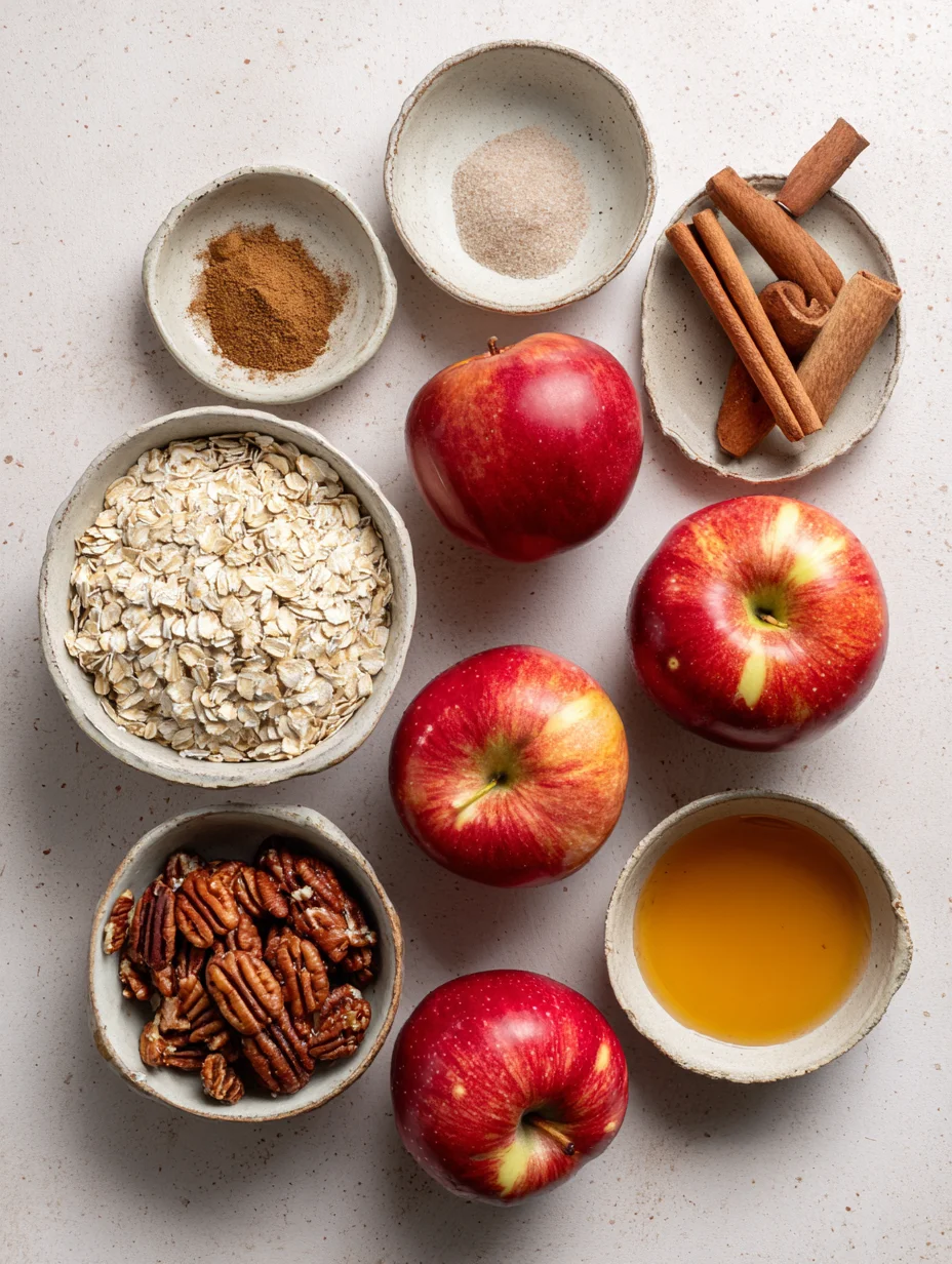 Healthy Breakfast Apple Crumble