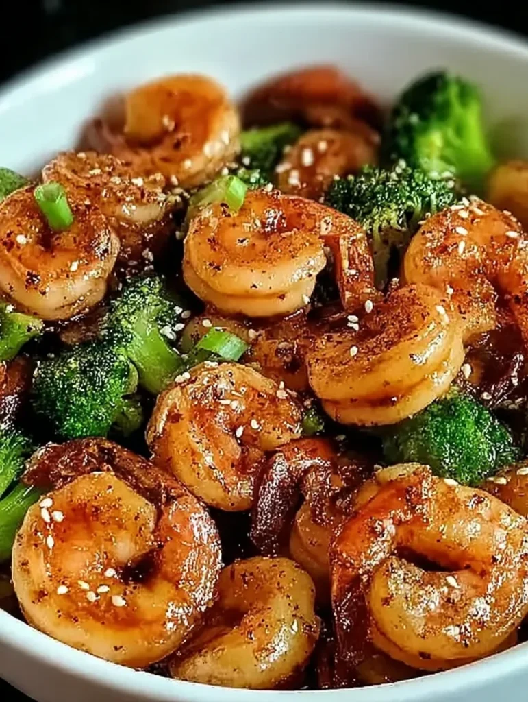 High-Protein Honey Garlic Shrimp