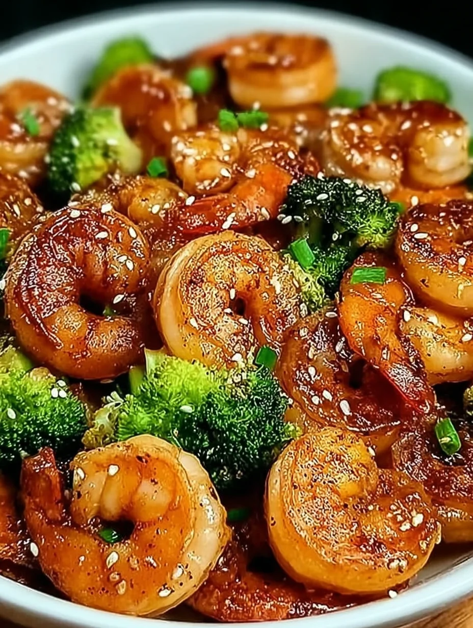 High-Protein Honey Garlic Shrimp