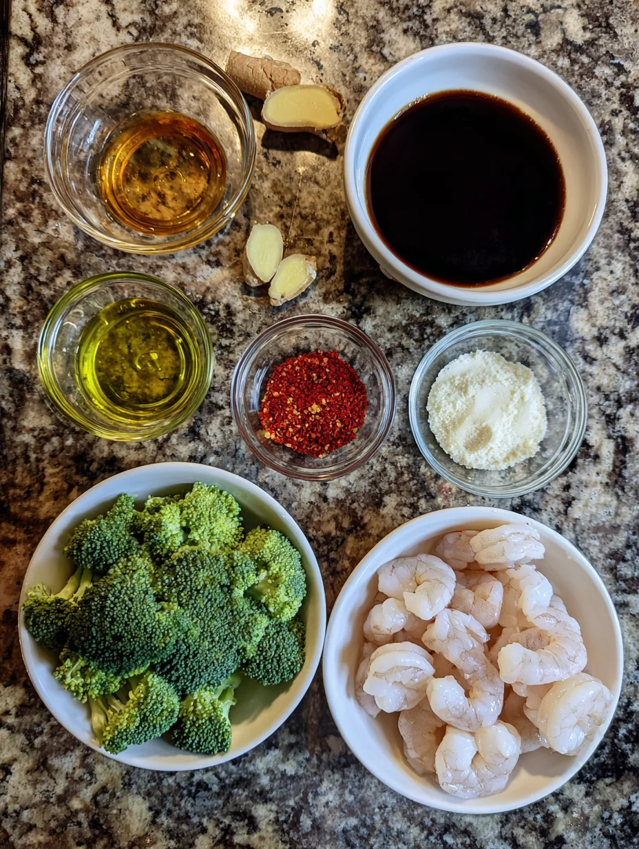 Honey Garlic Butter Shrimp and Broccoli