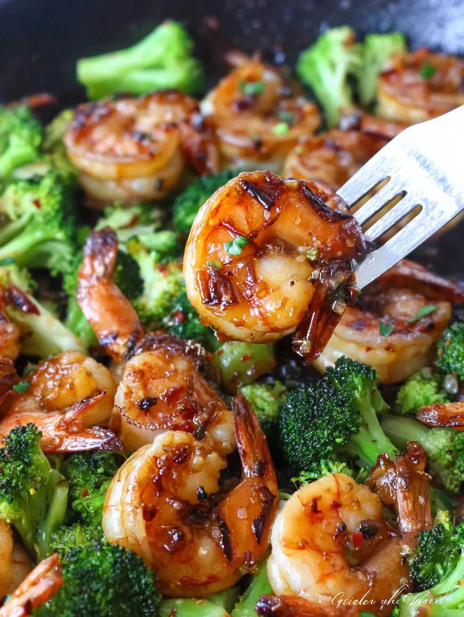 Honey Garlic Butter Shrimp and Broccoli