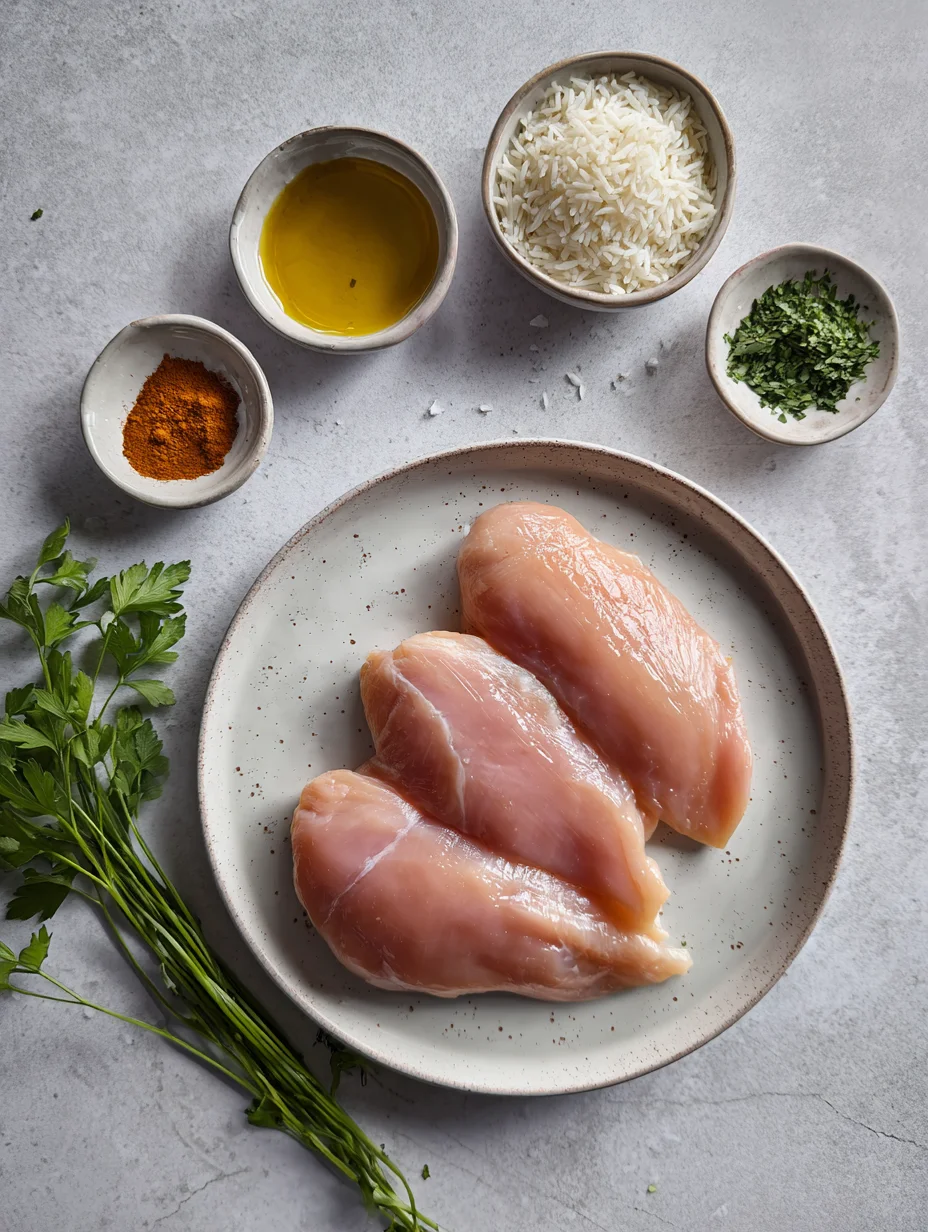 Honig Senf Hähnchen mit Reis