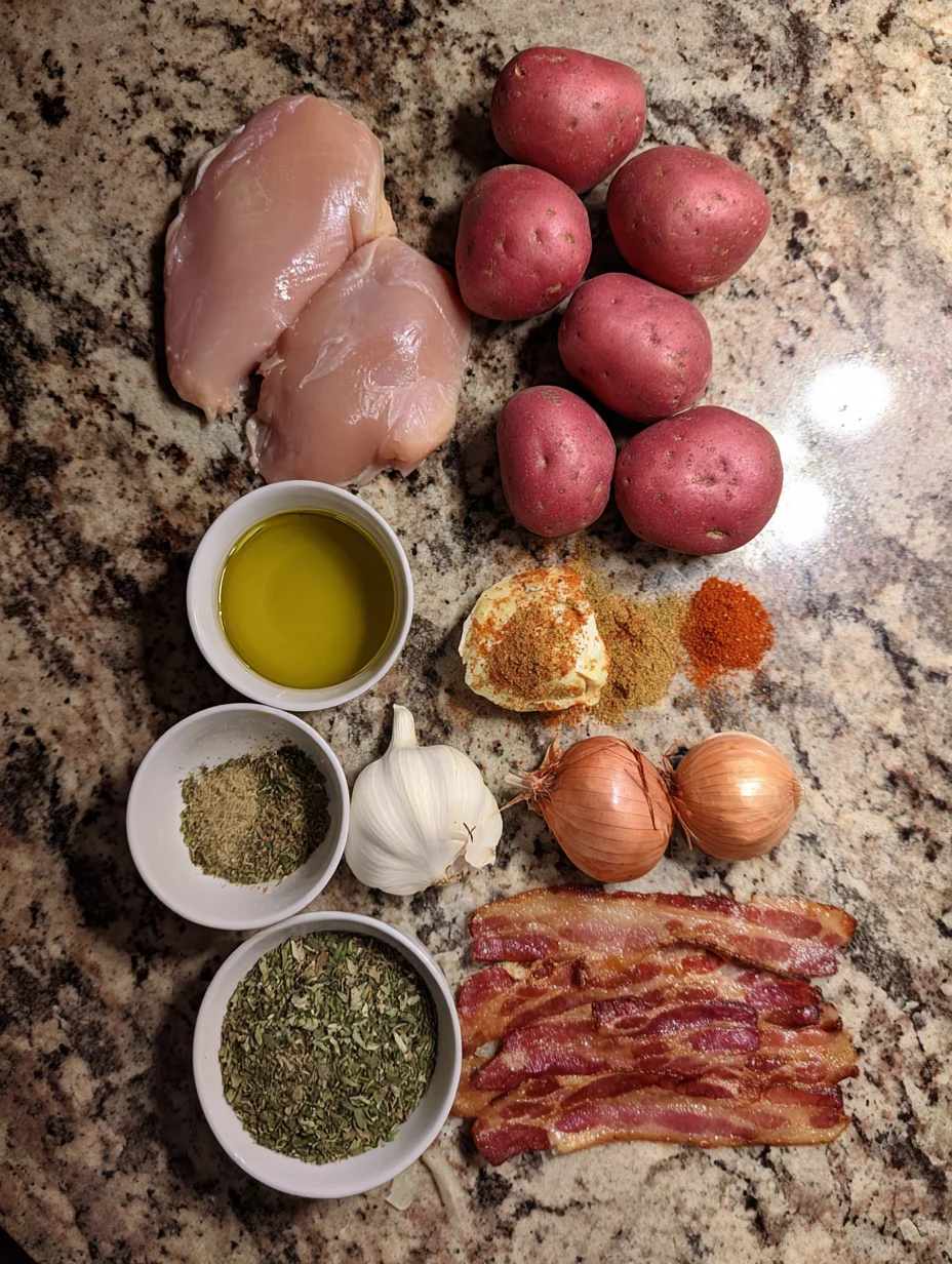 Loaded Chicken and Potato Casserole