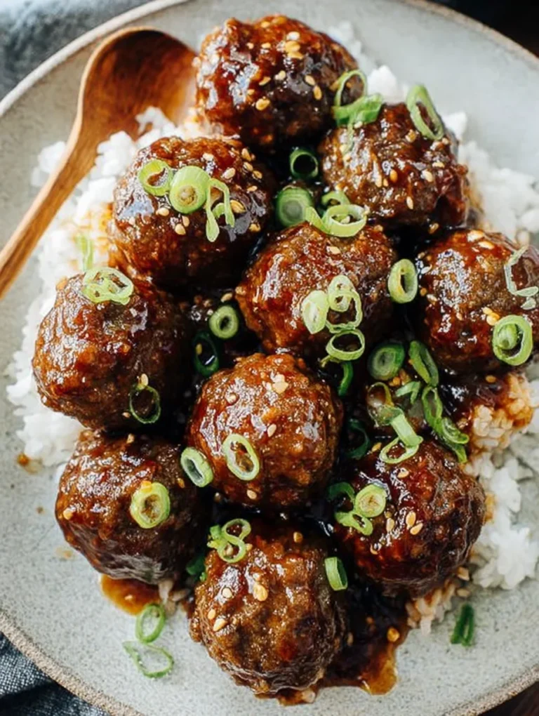 Mongolian Meatballs
