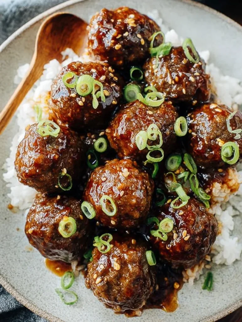 Mongolian Meatballs