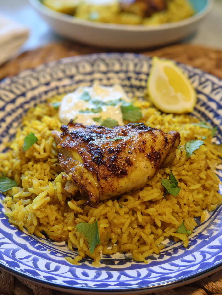 Moroccan Chicken & Rice