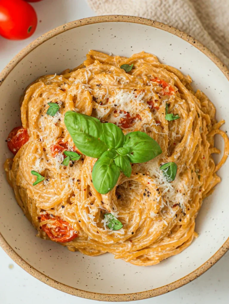 Roasted Tomato and Garlic Ricotta Pasta