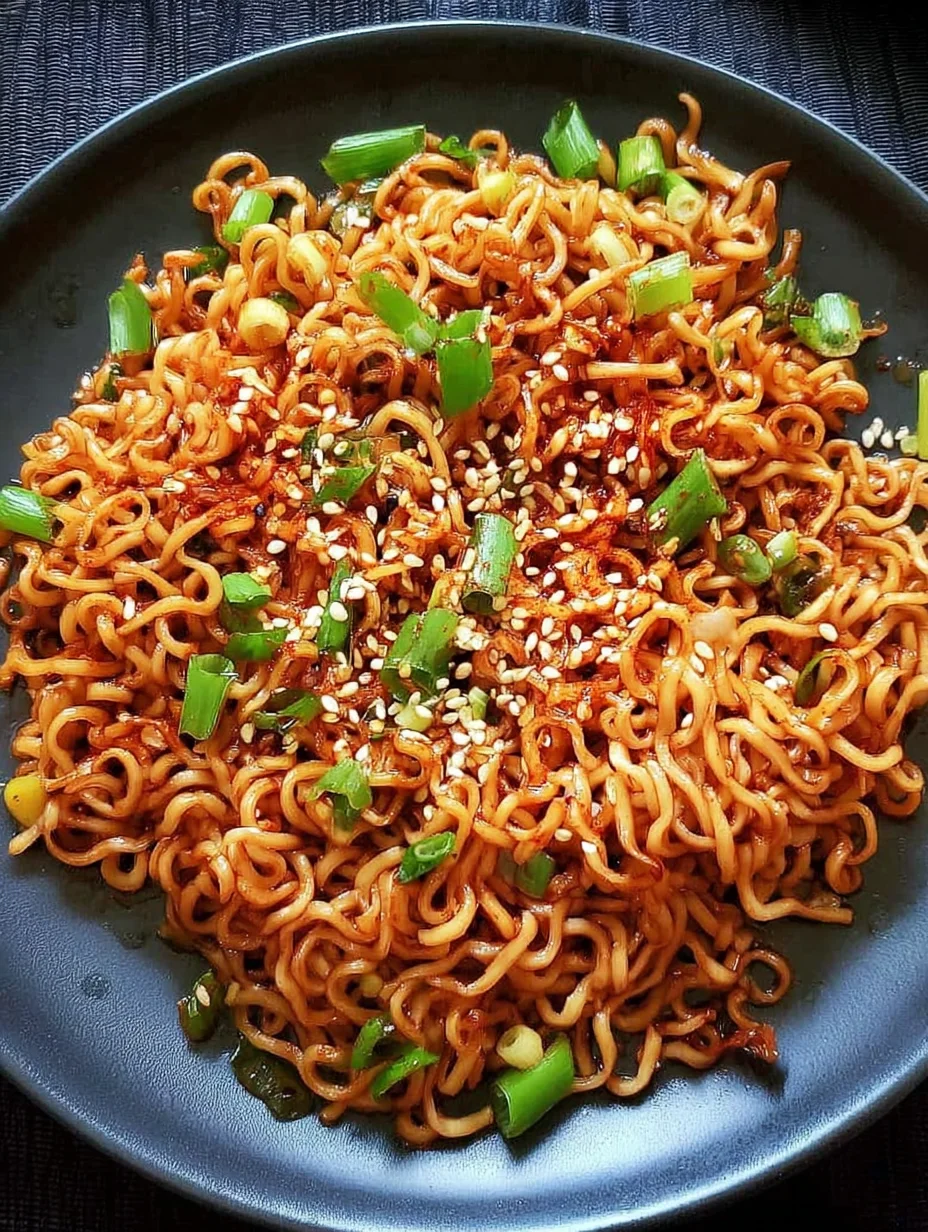 Sesame Garlic Ramen Noodles