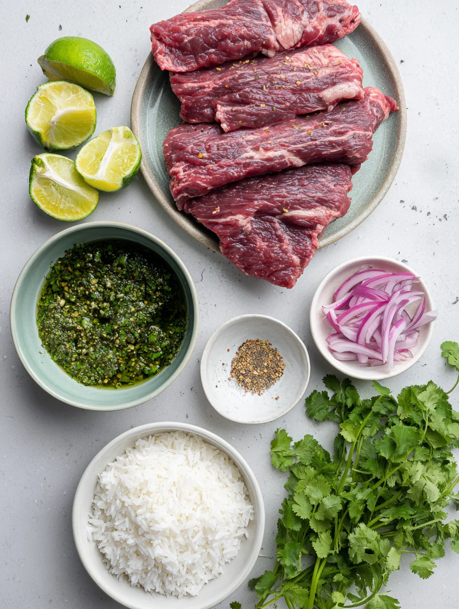 Skirt Steak Rice Bowls