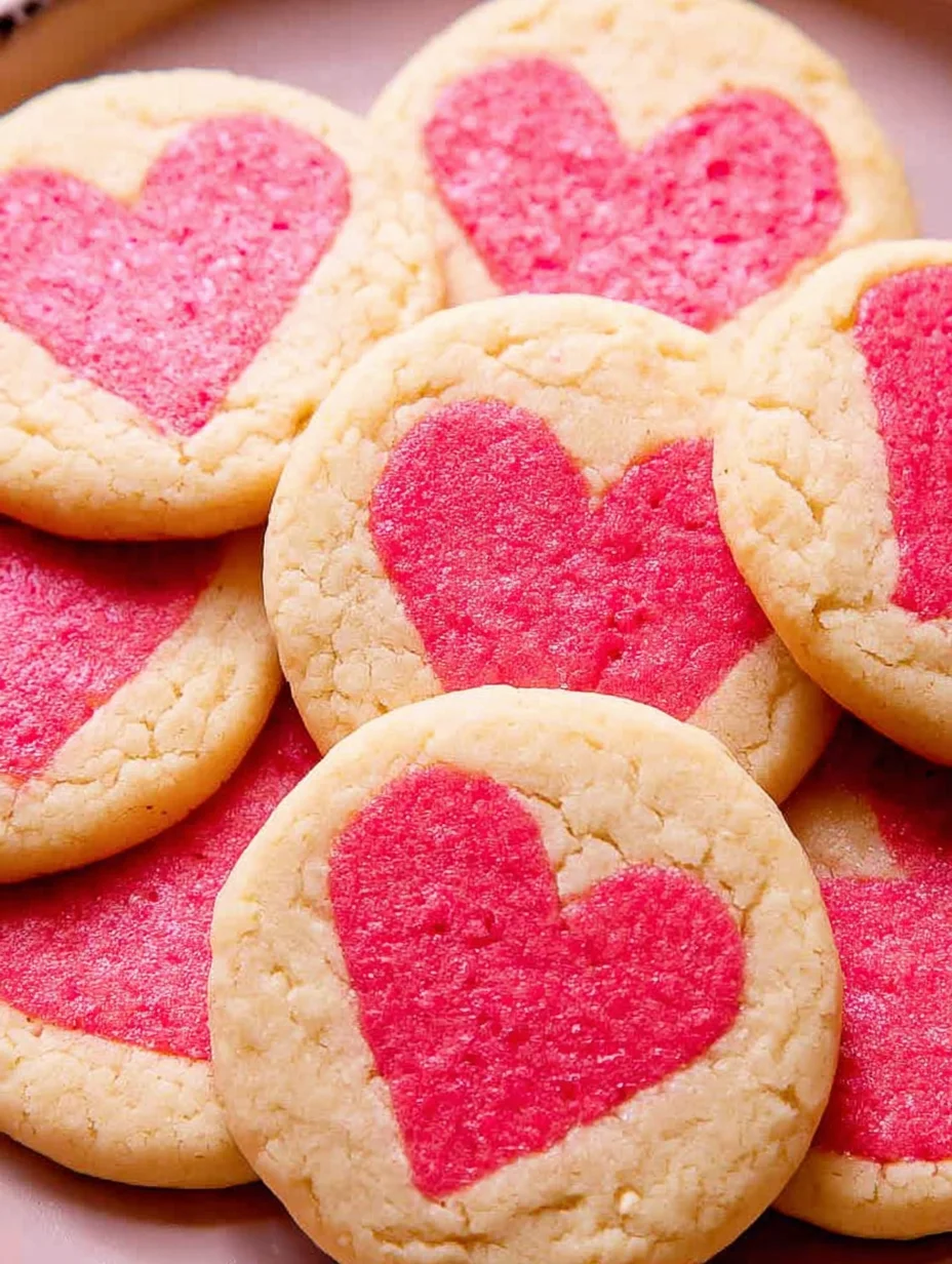 Slice and Bake Valentine's Day Cookies