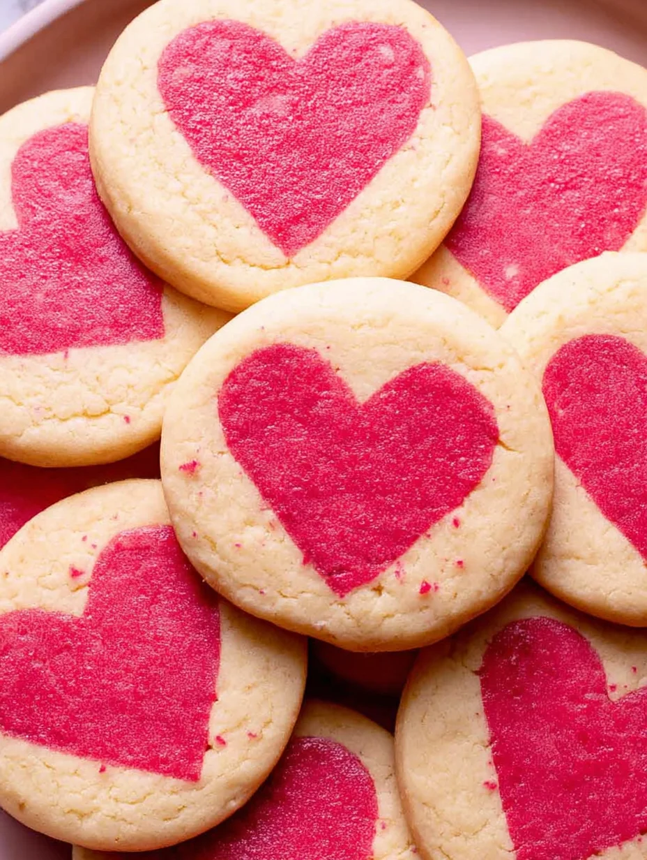 Slice and Bake Valentine's Day Cookies