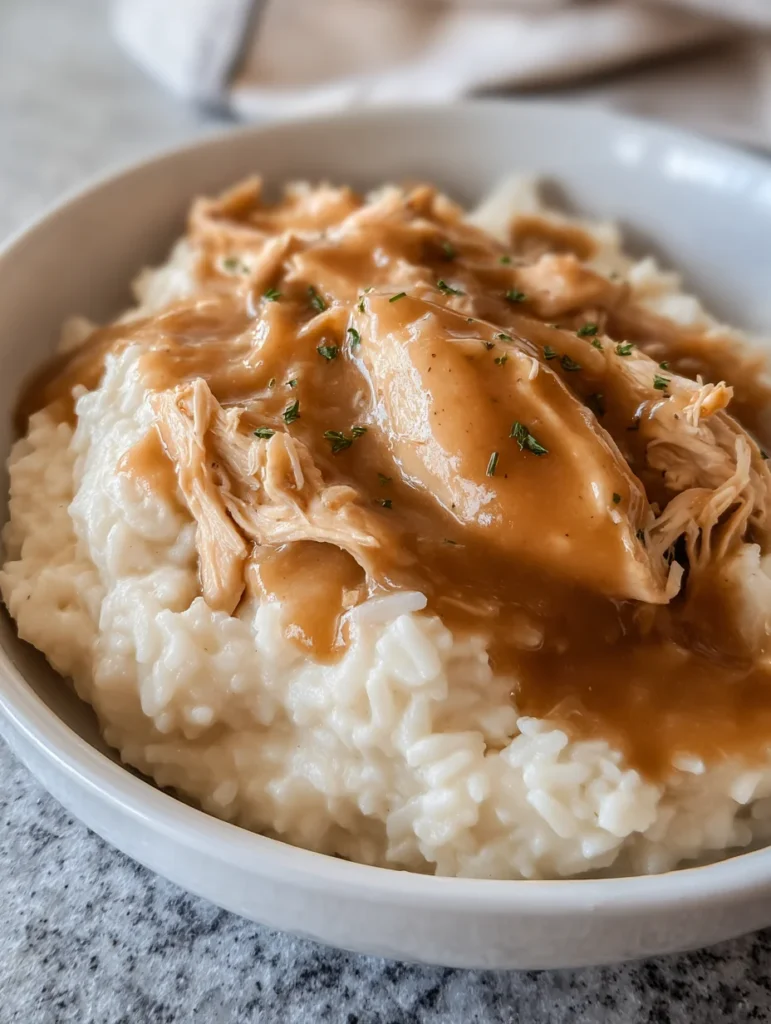 Slow Cooker Chicken and Gravy