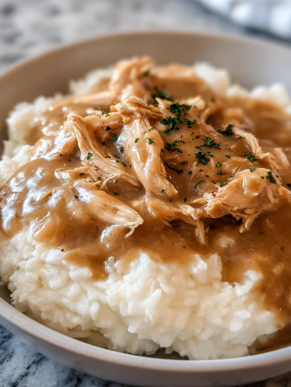 Slow Cooker Chicken and Gravy