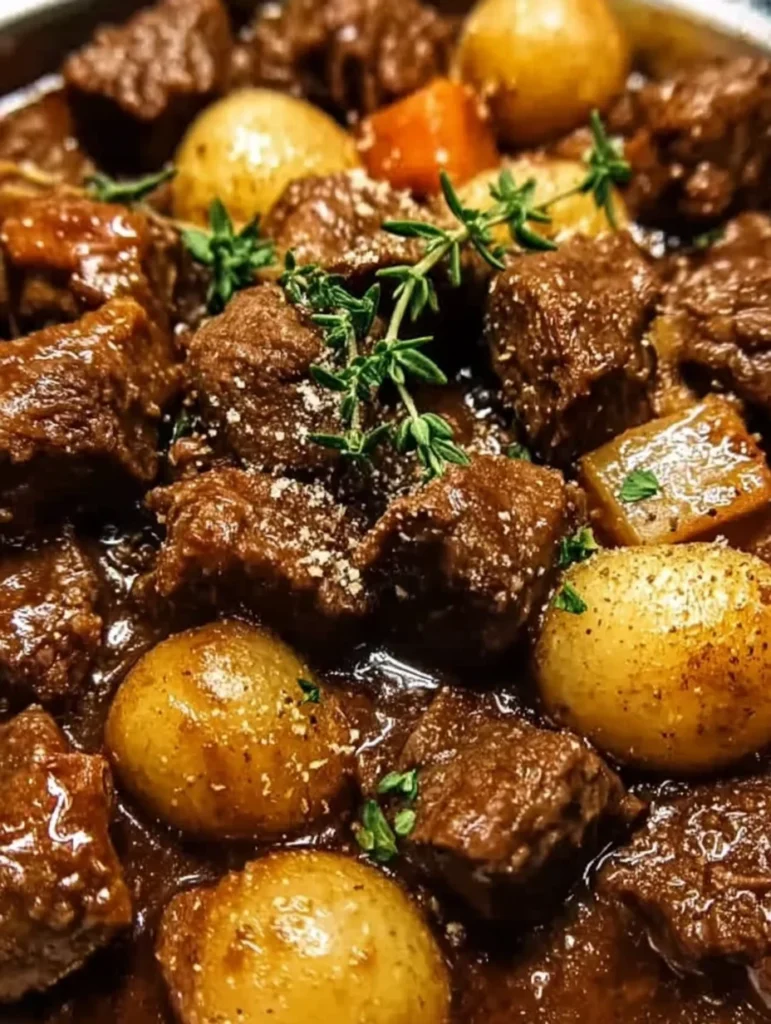 Slow Cooker Garlic Butter Beef Bites