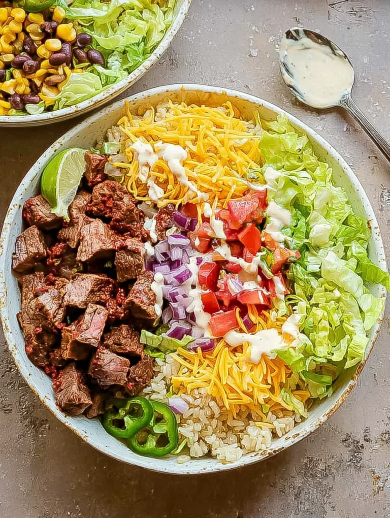 Steak Burrito Bowls