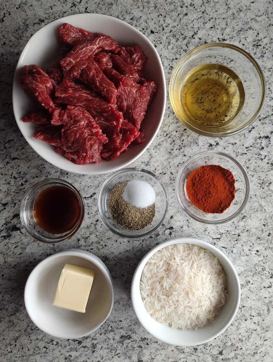 Steak Queso Rice