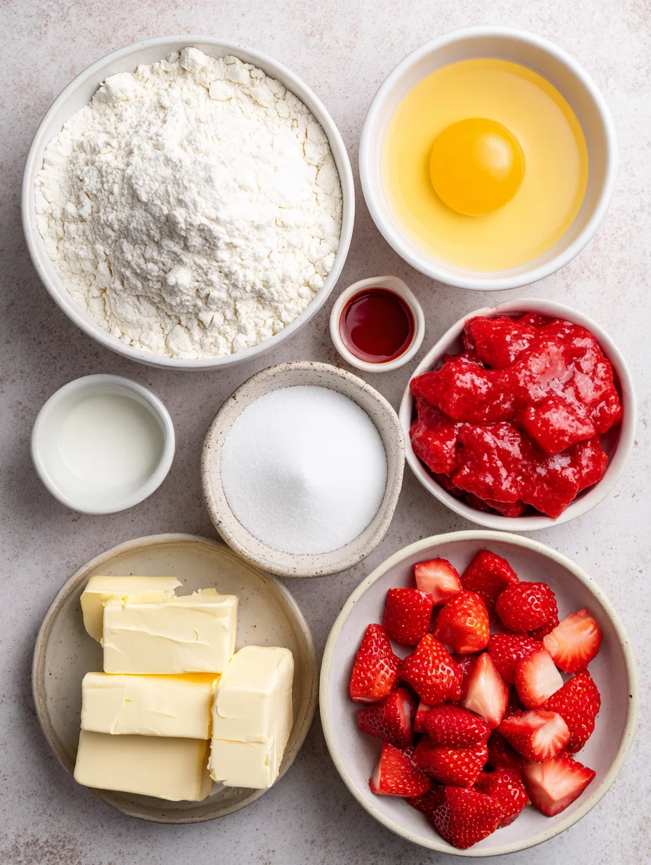 Strawberry Lemon Blondies