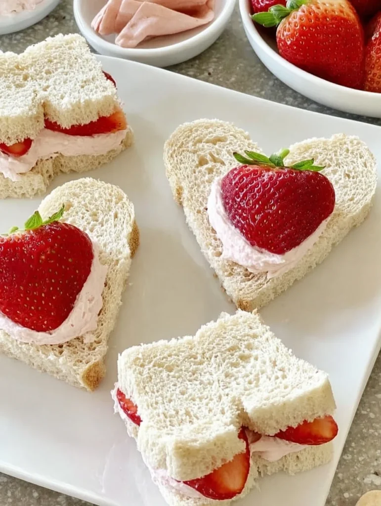 Strawberry Tea Sandwiches