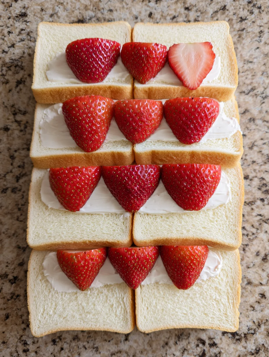 Strawberry Tea Sandwiches
