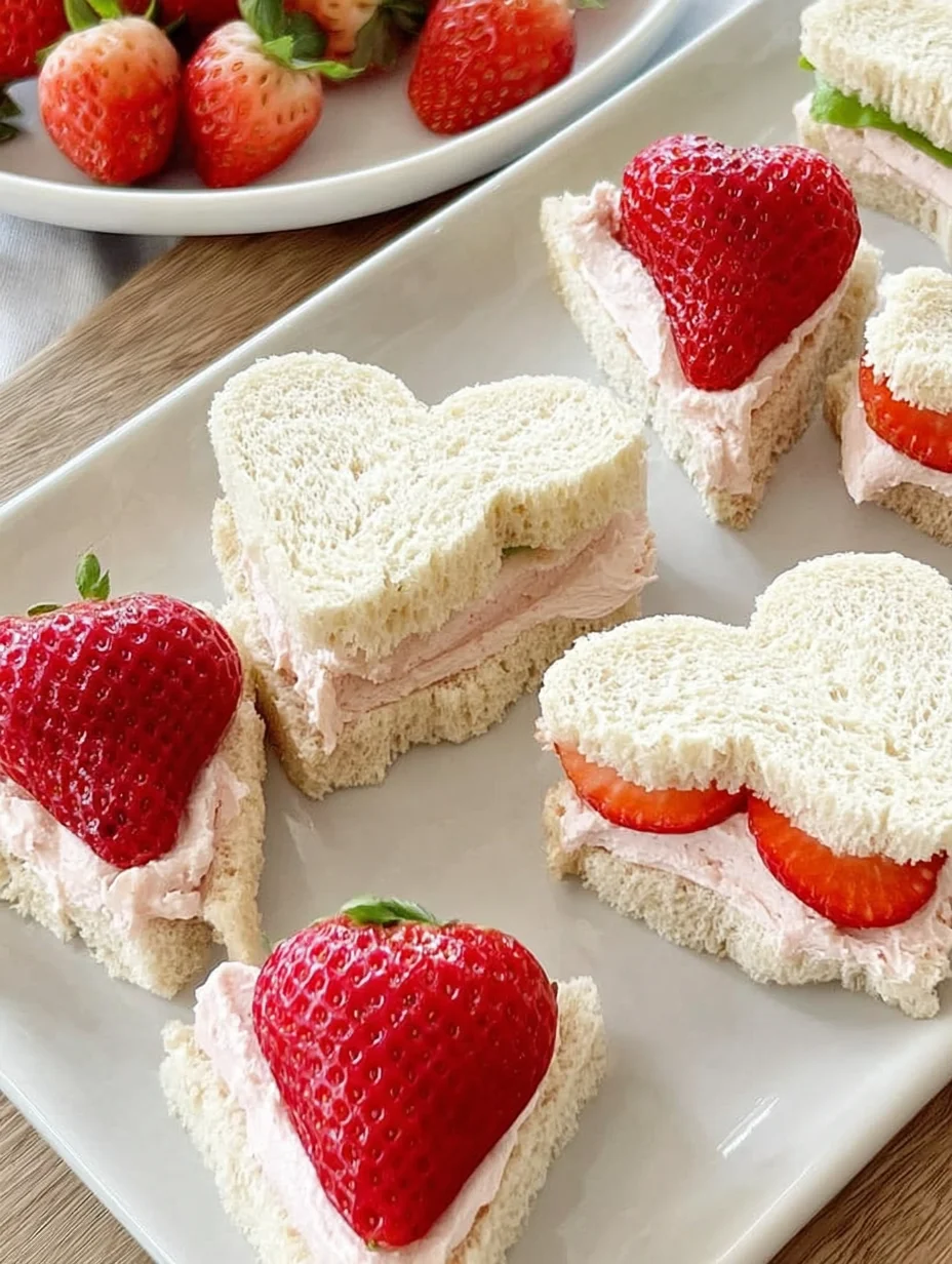 Strawberry Tea Sandwiches