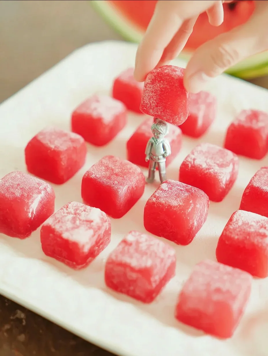 Watermelon Mochi