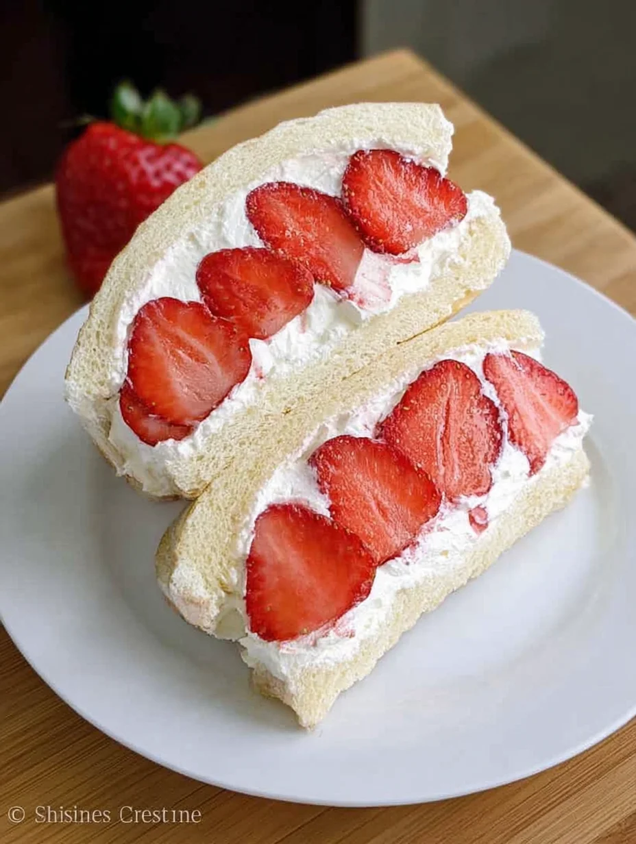 4-ingredient Strawberry Sando