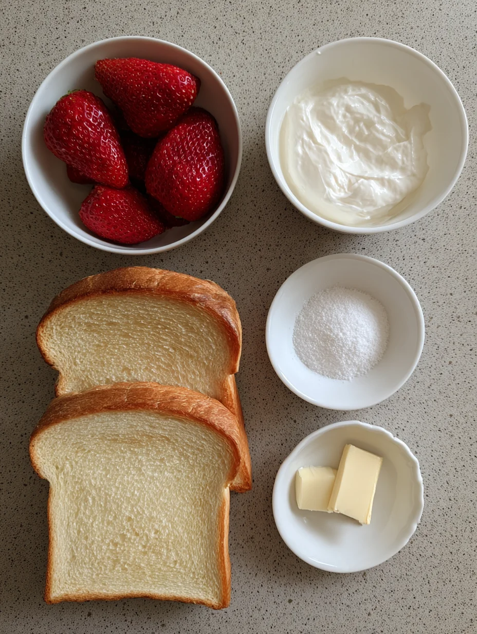 4-ingredient Strawberry Sando