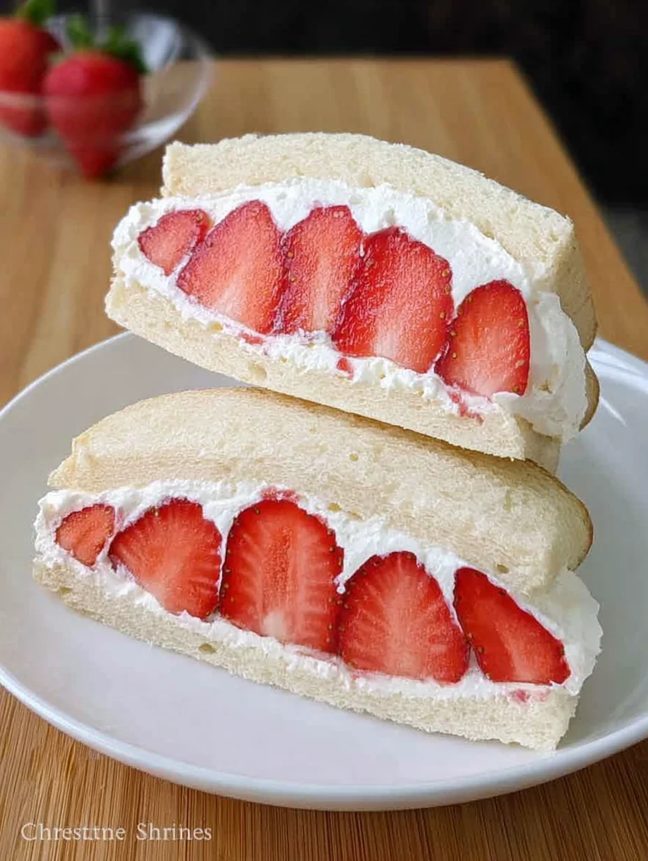4-ingredient Strawberry Sando