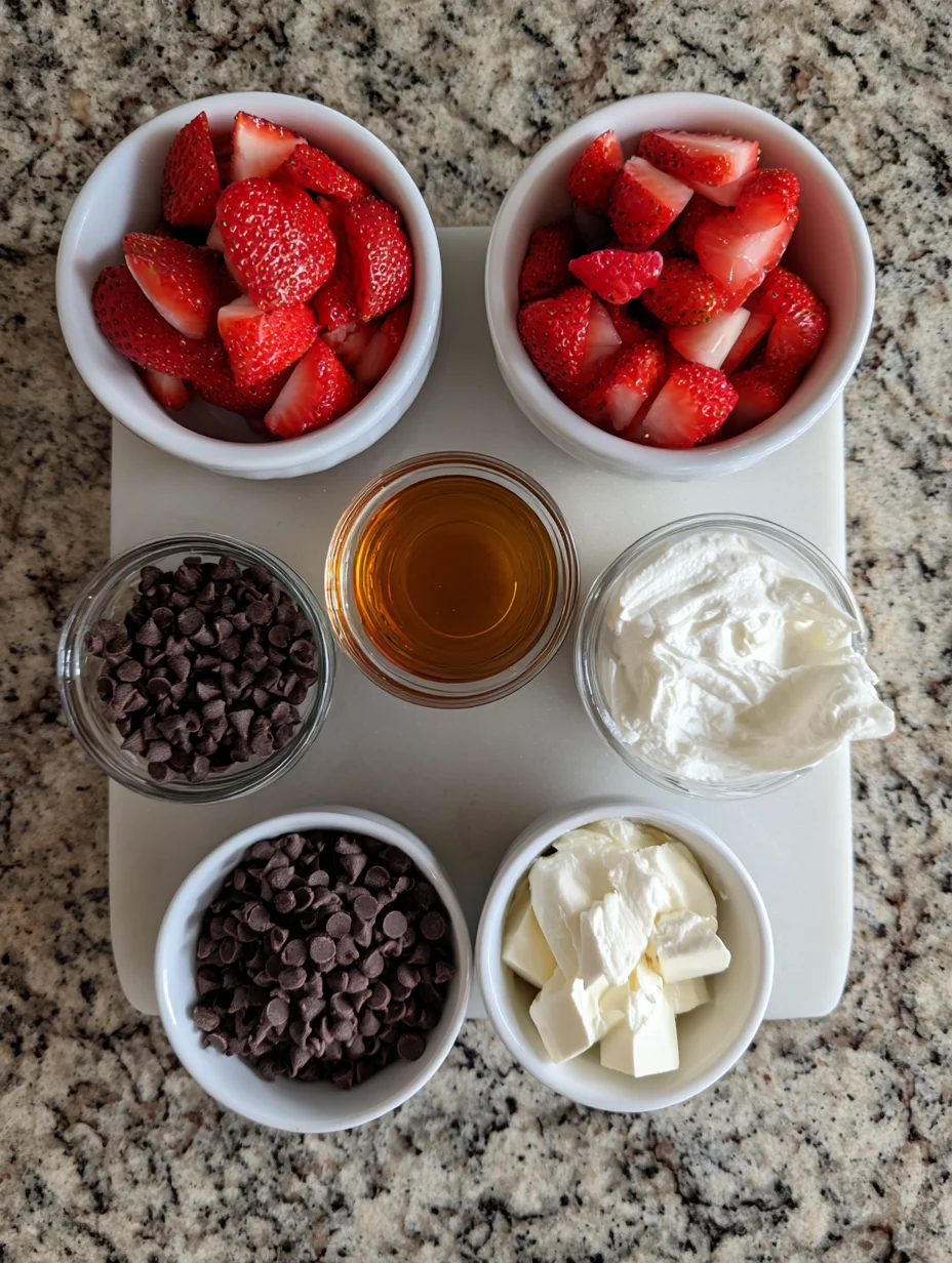 Chocolate Strawberry Yogurt Clusters