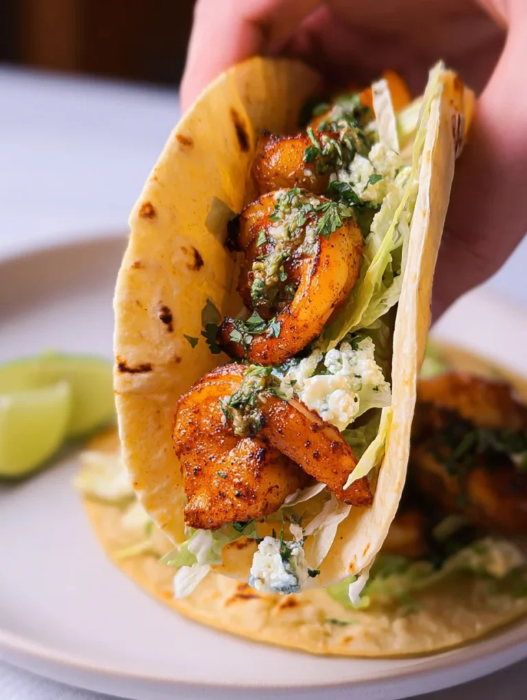 Cilantro Lime Shrimp Tacos