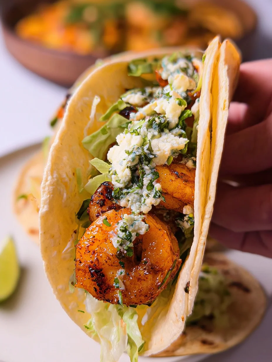 Cilantro Lime Shrimp Tacos