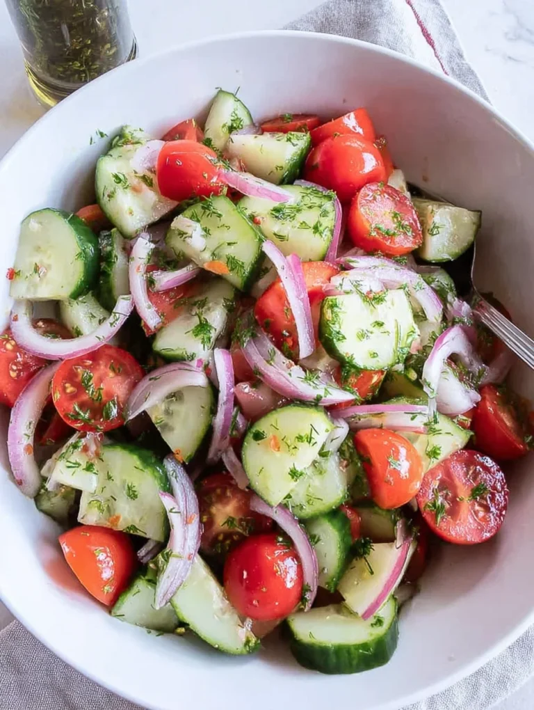 Cucumber Tomato Salad
