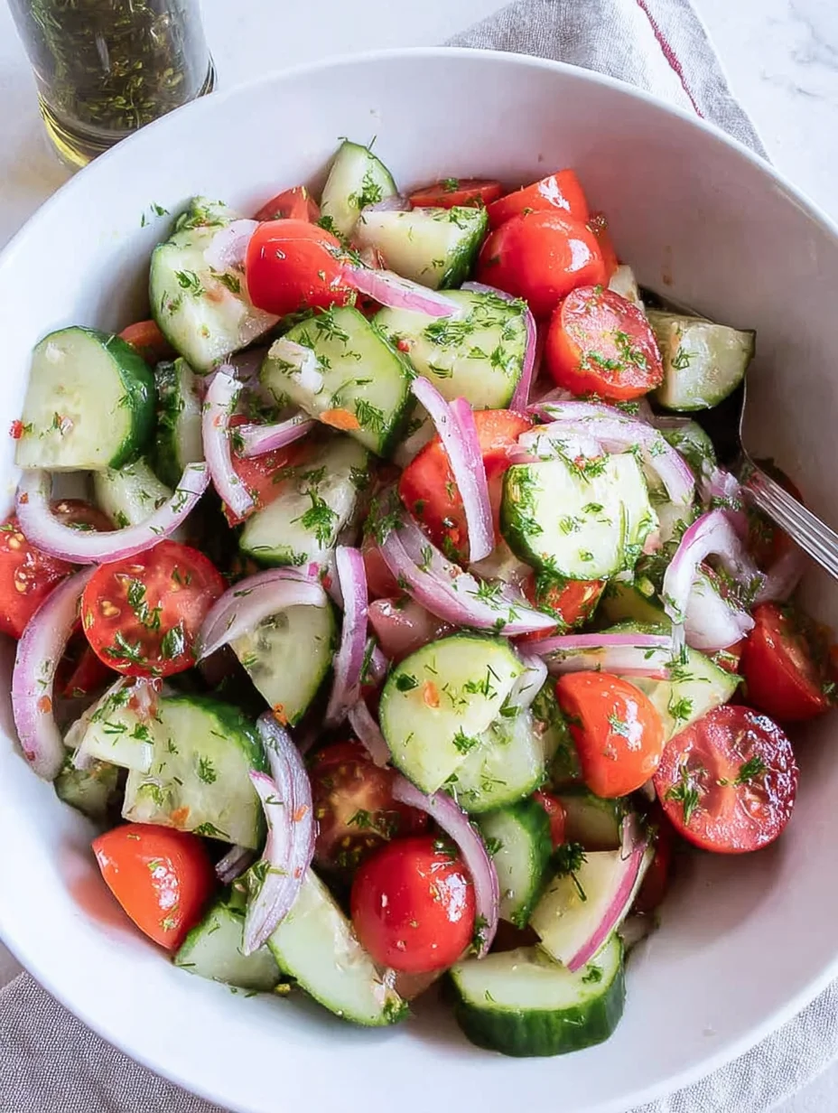 Cucumber Tomato Salad